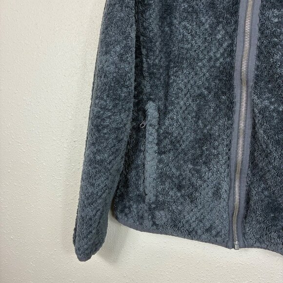 Columbia Fire Side II Sherpa Full Zip Fleece Shark Gray Medium Gorpcore - Picture 4 of 6